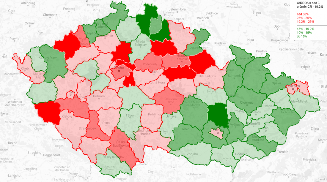 Mapa ČR