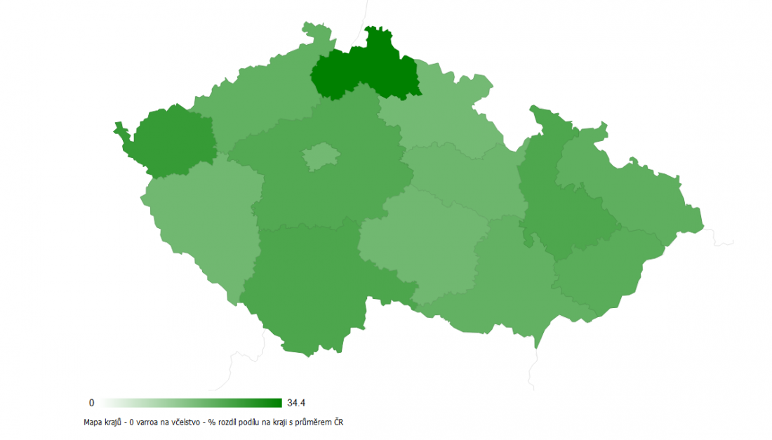 Mapa ČR