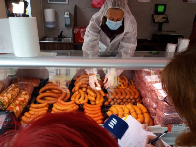 Probíhající veterinární kontrola