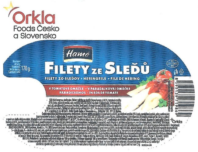 filety ze sleďů