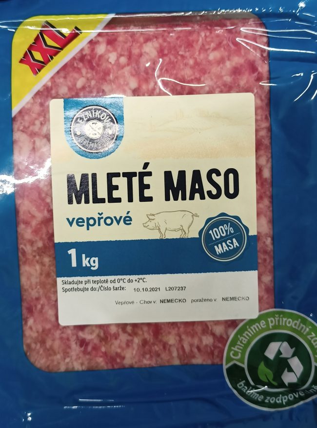 Balené mleté maso