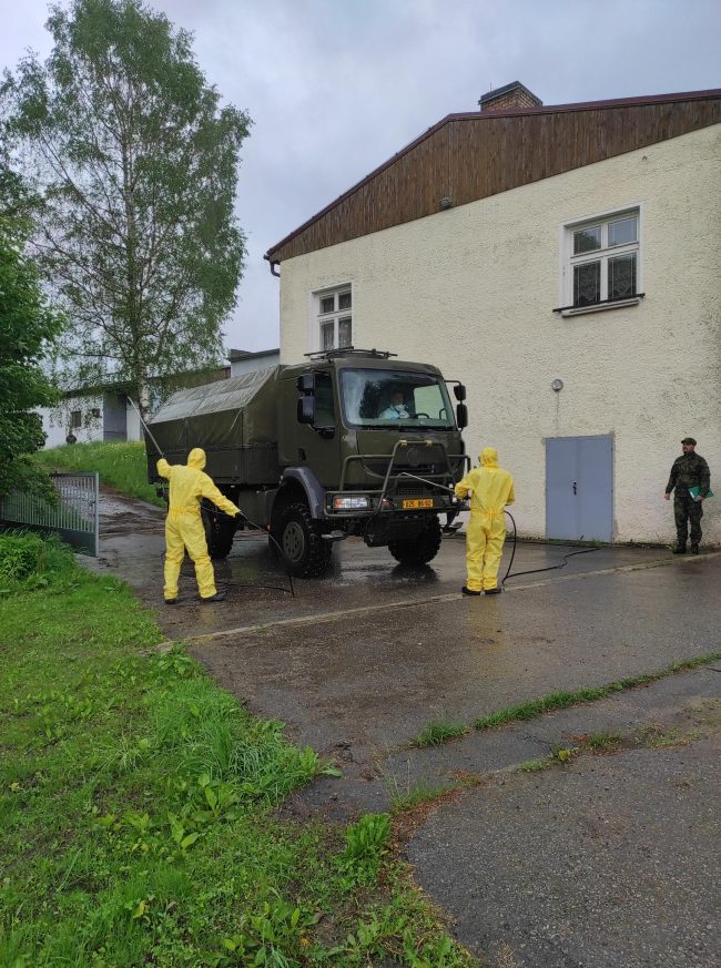 Dekontaminace vozidla