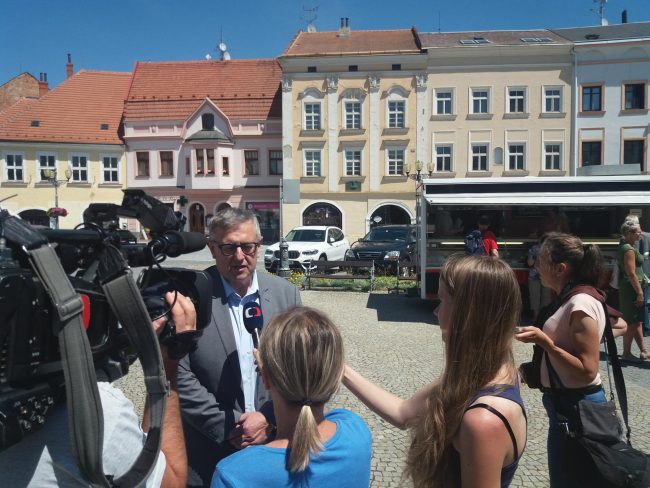 Rozhovor s novináři