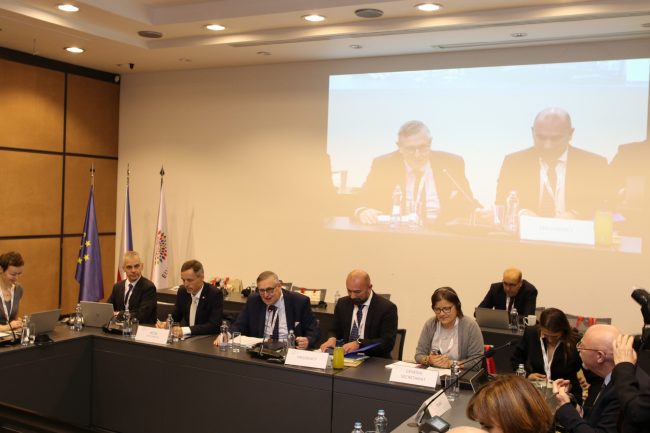 Zahájení zasedání vedoucích veterinárních služeb
